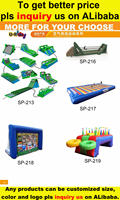 Modèle de parc aquatique gonflable en PVC pour adultes et enfants, terrain de labyrinthe gonflable d'extérieur portable et amusant, unisexe