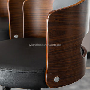 Nuovo Design Sgabello Alto Regolabile in Pelle PU per Uso Domestico e Commerciale, Struttura in Ferro, Sedia da Bar Pieghevole - Product Image 4