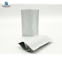 Sachet d'emballage refermable en aluminium personnalisé, anti-odeur, avec fermeture éclair, en Mylar, pour le stockage alimentaire