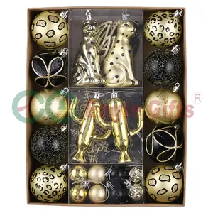 EAGLEGIFTSヒョウサボテンStsrリーフデザインクリスマスオーナメントカスタマイズサイズ36 7 10 11 12cm高価なクリスマスボール