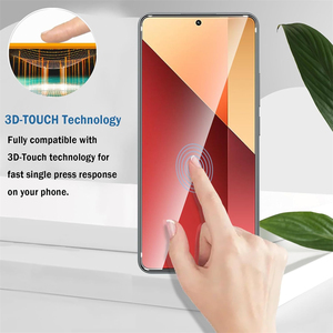 Protector de Pantalla de Vidrio Templado 9H de Alta Claridad, Antihuellas y Sin Burbujas <span class=keywords><strong>para</strong></span> Teléfono Celular Redmi Note 13 13 Pro, Paquete de 2 - Product Image 3