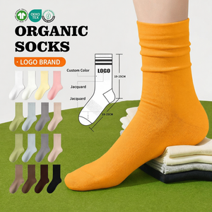 Calzini in Cotone Biologico <span class=keywords><strong>Senza</strong></span> <span class=keywords><strong>Cuciture</strong></span> GOTS per <span class=keywords><strong>Donna</strong></span> con Confezione Personalizzata per la Vendita al Dettaglio - Product Image 1
