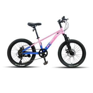 Bicicleta de Montaña de Aluminio de 20/22 Pulgadas con Suspensión Delantera, Frenos de Disco Dobles, 7 Velocidades con Palanca de Cambios, Bicicleta para Niños - Product Image 4