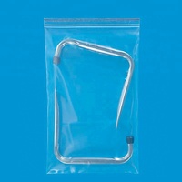 Sacs de conservation alimentaire réutilisables pour salades et gâteaux, en plastique refermable avec fermeture éclair, taille/logo personnalisables, matériau LDPE biodégradable, personnalisable, 100 pièces