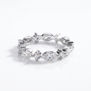 Fashion 925 Silver Platinum Plated Brilliant Cut Moissanite Prong Setting Adjustable Open Butterfly <b>Ring</b> Women Accessories <b>Iced</b> - Product Image 1