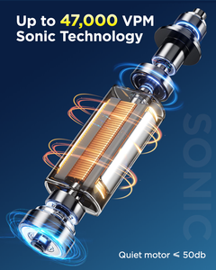 Sonic Smart IPX7 cepillo de dientes eléctrico resistente al agua para adultos alimentado por batería 5 modos cerdas medianas Dropshipping artículo para el hogar - Product Image 6