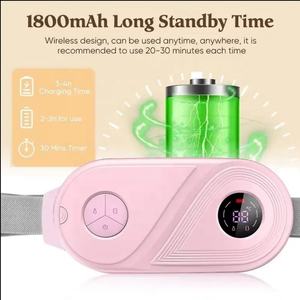 Bantal Pemanas Tanpa Kabel Portabel untuk Kram Menstruasi 6 Tingkat Panas dan 6 Mode Pijat untuk Aplikasi Pinggang - Product Image 4