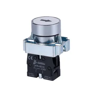 LAY5-BA3341 Metal Left Right Momentary 1 NO Whitemarine Push Button Control Switches
