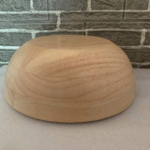 Tazón de Madera de Caucho de 28 CM para Ensaladas, Frutas y Masa Fermentada - Product Image 4