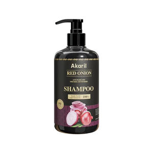 Champú <span class=keywords><strong>para</strong></span> <span class=keywords><strong>el</strong></span> Crecimiento del Cabello con Cebolla Roja Akaril 500ml, Anticaída, Voluminizador, Fórmula Vegana en Crema, Nutritivo y Antifúngico - Product Image 1