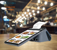 Z108 8 pouces + 3.95 Touch Android14 POS Settlement Equipment Terminal, imprimante 58/80mm, module de paiement NFC et QR CODE Checkout