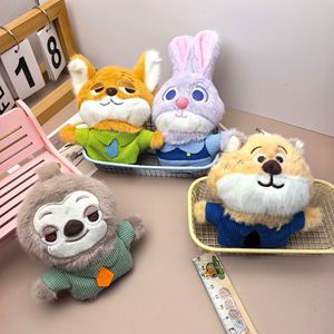 Vente flash Jouets en peluche de stars de cinéma Animaux en peluche réalistes Renard <span class=keywords><strong>Nick</strong></span> Lapin Judy Peluches Petits porte-clés mignons en peluche pour les fans - Product Image 1
