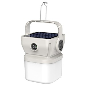 Solar Powered Camping <b>Light</b> LED Rechargeable Portable Outdoor Lighting For Tent Home <b>Emergency</b> Use - Product Image 1