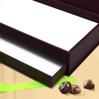 Hersteller Anpassung Recycelte starre Schokoladen verpackung Geschenk box mit Deckel für Weihnachts hochzeits liebhaber