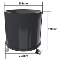 Pluviomètre automatique en plastique RS485 avec boîtier en plastique et enregistreur de données pour pluviomètre à godets basculants