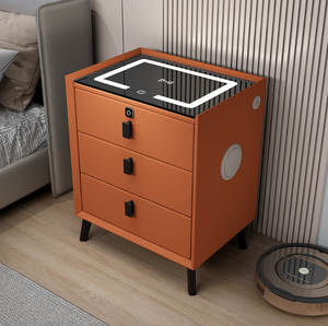 Muebles Modernos y Sencillos <span class=keywords><strong>de</strong></span> Madera Maciza Mesitas <span class=keywords><strong>de</strong></span> <span class=keywords><strong>Noche</strong></span> Inteligentes al Por Mayor Muebles <span class=keywords><strong>de</strong></span> Dormitorio Baratos con Cajón <span class=keywords><strong>de</strong></span> Almacenamiento Mesa <span class=keywords><strong>de</strong></span> <span class=keywords><strong>Noche</strong></span> Inteligente - Product Image 6