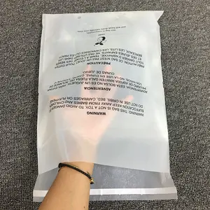 लोगो के साथ कपड़ों की पैकेजिंग के लिए कस्टम 100% पीएलए कम्पोस्टेबल बायोडिग्रेडेबल स्वयं-चिपकने वाला बैग