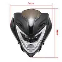 Phare LED adapté à la modification des pièces BAJAJ Pulsar 150 200, phare LED pour moto, ensemble de phare pour moto
