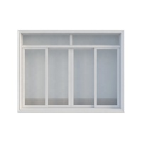 Puertas y Ventanas Personalizadas al por Mayor de Fábrica, Ventana Corredera de Aluminio con Vidrio Templado