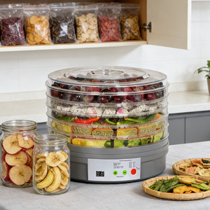 Máquina Deshidratadora de Frutas para Uso Doméstico, Mini Deshidratador de Verduras de 5 Niveles y 350W, Secador de Alimentos - Product Image 2