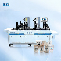 Machine d'impression numérique UV jet d'encre double face CSJ-U800 à passage unique, état neuf, pour gobelets en PET