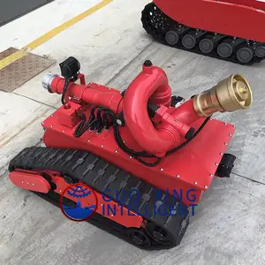 Elektrik 48V DC pil tahrikli uzaktan kumanda wildfire firefiretingfire söndürme ekipmanları yangın dövüşen robot RXR-M40D-PLT1000
