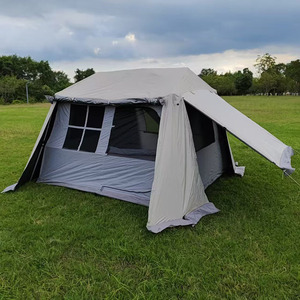 Tente de camping familiale automatique pour 4-6 personnes, imperméable, toit en PU2000MM, double couche, tissu Oxford quatre saisons - Product Image 3