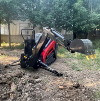 Chargeur sur chenilles Skid Steer Mini chargeur frontal Broyeur avec moteur Fabricant de pompe Broyeur forestier Source bon marché