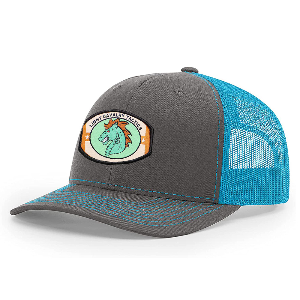 Luxury Two Tone Distressed Trucker Style Baseball Cap For Men Women