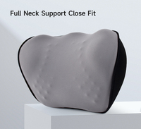 Coussin de nuque pour voiture Linsen en mousse à mémoire de forme, lavable, écologique, antibactérien, couleurs personnalisables, support amovible – Vente directe usine