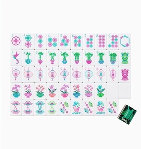 Tuiles de Mahjong de Luxe Personnalisées <span class=keywords><strong>en</strong></span> Cristal Américain Émeraude, Durables et Résistantes à l'Eau, Cadeau Idéal pour Singapour, le <span class=keywords><strong>Japon</strong></span> et la Malaisie - Product Image 3