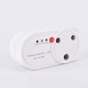 Protector de Voltaje Compacto de CA 220V Ajustable de 16A con Enchufe Sudafricano de 60Hz para Refrigerador, Protección de Voltaje y Corriente - Product Image 4