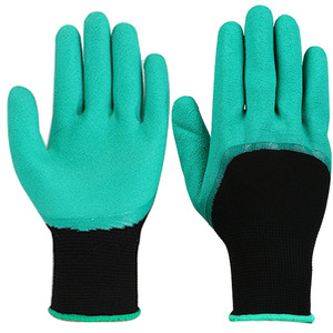 <span class=keywords><strong>Guantes</strong></span> Recubiertos de Látex, Nailon y Nitrilo, Transpirables, Resistentes al Desgaste, Antiarrugas, de Protección Laboral, Antideslizantes y de Seguridad - Product Image 4