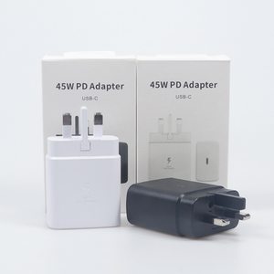 Bloque de <span class=keywords><strong>cargador</strong></span> de carga rápida tipo C, adaptador PD de 45 W, <span class=keywords><strong>cargador</strong></span> de pared, <span class=keywords><strong>cargador</strong></span> súper rápido USB C <span class=keywords><strong>para</strong></span> <span class=keywords><strong>Samsung</strong></span> S23 S22 S21 <span class=keywords><strong>A73</strong></span> - Product Image 1