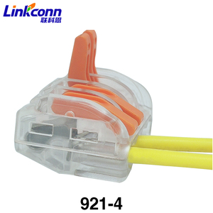 Conector de cable Linkconn de 4 pines, bloque de terminales rápido sin herramientas 921-4, conector de terminal tipo palanca, certificado CUL - Product Image 4