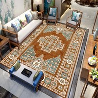 Tapis en peluche à poils ras de forme rectangulaire, design écologique et tendance pour salon, prix de gros