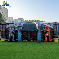 Dôme de combat gonflable interactif Laser Tag Arena Laser Maze Tent pour les locations de fêtes commerciales et les centres de divertissement