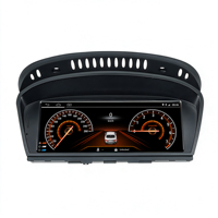 Autoradio Android 14 10,25 pouces avec GPS intégré, Android Auto, écran partagé, DSP, CarPlay, FM, DVR pour BMW Série 5 E60/E61 CCC