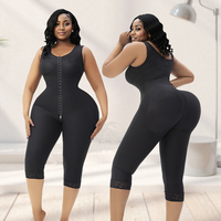 Faja colombiana moldeadora, faja adelgazante para mujer, faja moldeadora de cuerpo completo BBL, compresión extra, tejido de doble capa completo