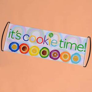 Custom Product Retractable Scrolling Hand <b>Banner</b> Slogan Hand Held Advertising Printing Hand <b>Banner</b> - Product Image 4