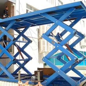 Plataforma de elevación hidráulica de tijera eléctrica hidráulica fija estacionaria pesada para la venta - Product Image 6