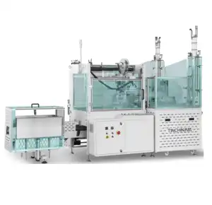 Multifunctional paper cup bowl packing machine with label equipment