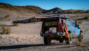 Tente de toit ouverte à 270 degrés sur pied abri hors route aile de renard côté voiture auvent 2M - Product Image 3