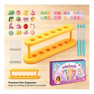 Princess Glitter Pen Creator Kit Flowing Sand Tubes Cute Accessories Girls Handmade Stationery Gift <b>Box</b> Toy <b>Present</b> Set - Product Image 4