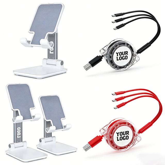 Wholesale Promotional Business Gift Mobile Phone Stand Custom Logo Adjustable Foldable Cell Phone Desk Bracket Holder for Home