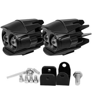 Luces LED blancas y amarillas para motocicleta, focos antiniebla/Faro de conducción para sistemas de iluminación de motocicleta, luz deportiva - Product Image 3