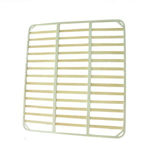 WISNTAR 침실용 원목 슬랫 침대 금속 프레임 다리 포함 싱글/퀸/풀/킹 사이즈 - Product Image 4