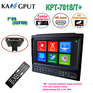 KPT-701S/T + DVB-S2 DVB-T/T2 DVB-C Combo Kỹ thuật số vệ tinh mét TV Finder 7 "LCD VS KPT-717ST + 701st cộng với - Product Image 2
