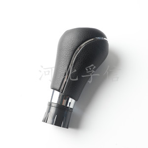 Pomo de palanca de cambios de cuero para coche, 14 mm, 8 mm, 5 y 6 velocidades, ergonómico, para Mercedes Benz - Product Image 1