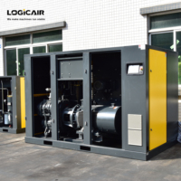 Compresseur d'air à vis bi-étagé LOGICAIR 50 CV 7-20 bars 380 V 50 Hz haute efficacité à fréquence variable robuste pour atelier